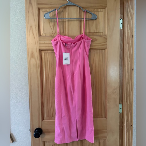 HelloMolly pink midi dress. Brand new never worn. - Picture 3 of 5